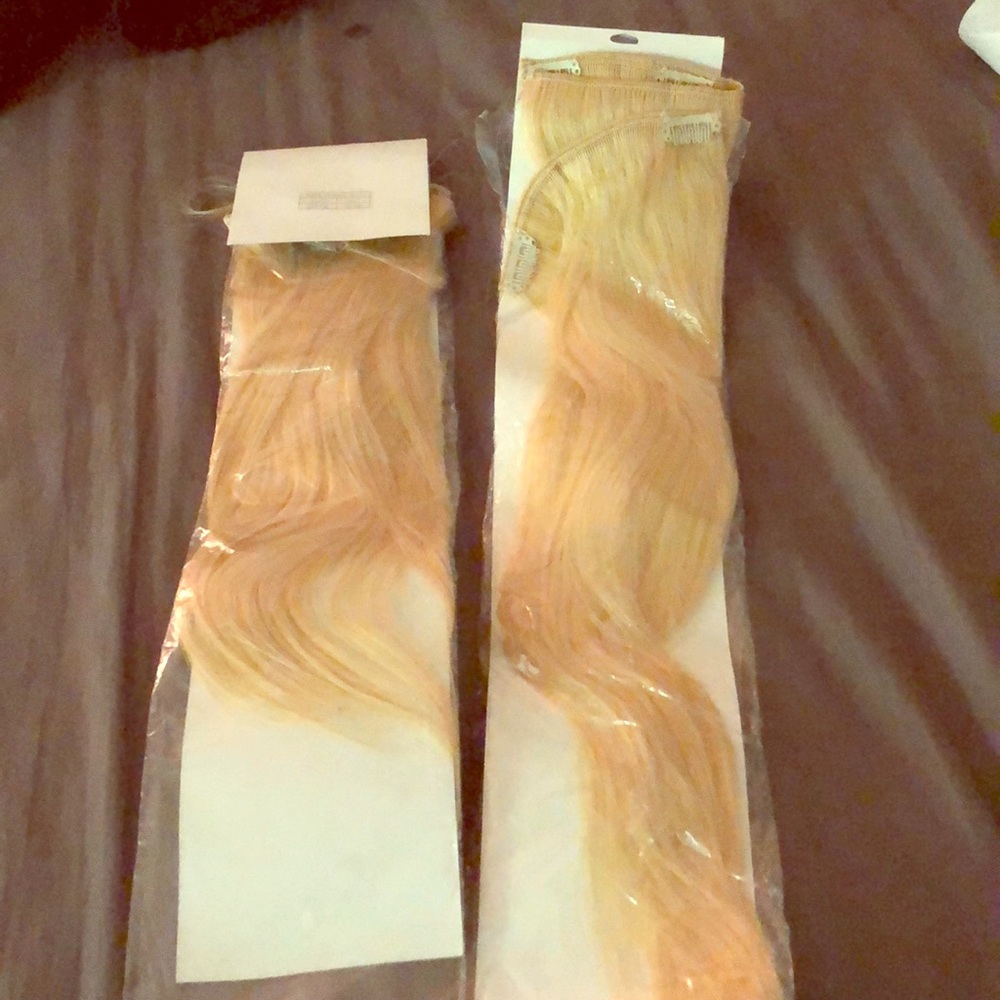 Blonde Hair Extrnsions